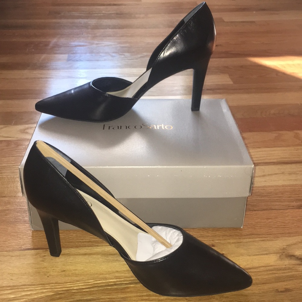 Franco Sarto black heels never been worn